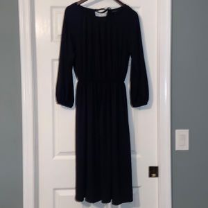 Who What Wear Black long sleeve casual dress